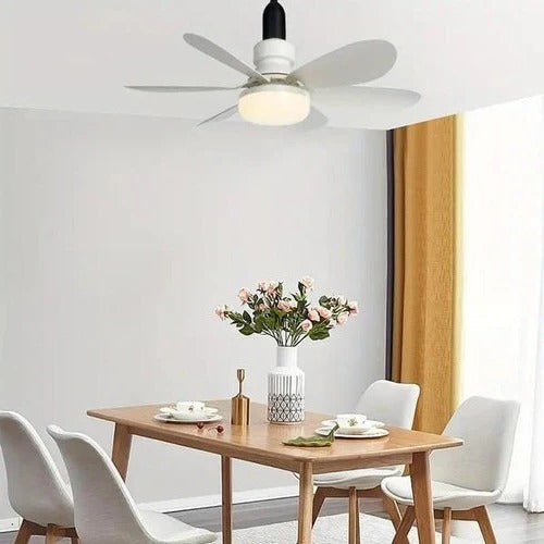 Modern Ceiling Fan with Integrated LED Light & Remote Control for Efficient Airflow 1