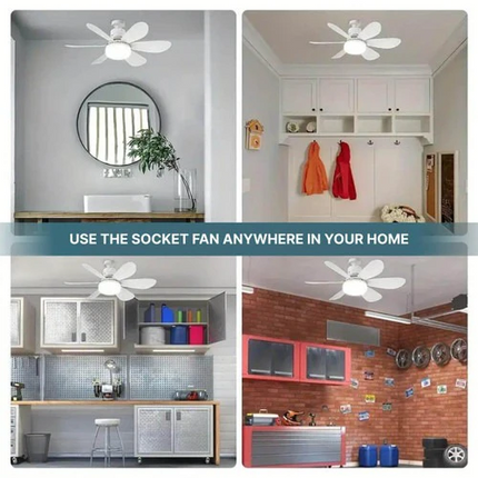 Modern Ceiling Fan with Integrated LED Light & Remote Control for Efficient Airflow 2
