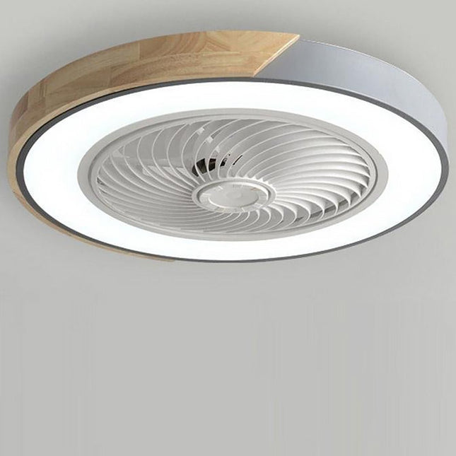 Modern Ceiling Fan with Lights | Bladeless Design & Remote Control for Stylish Comfort 0