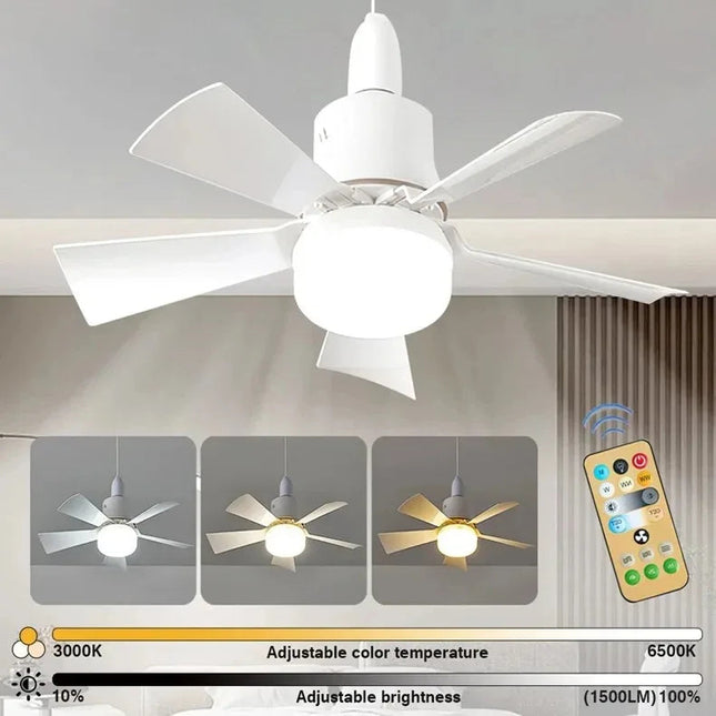 Modern Ceiling Fans with Lights | Flush Mount Design & Dimmable LED for Ultimate Comfort 0