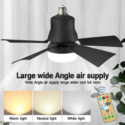 Modern Ceiling Fans with Lights | Flush Mount Design & Dimmable LED for Ultimate Comfort 5