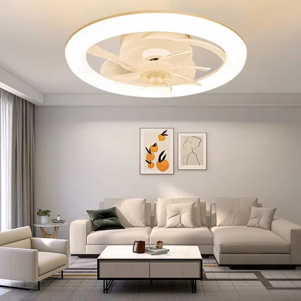 Modern Ceiling Fans with Lights | LED Flush Mount Design with Remote Control for Year-Round Comfort 1