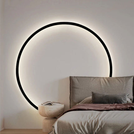 Modern Circle | Wall Light with Soft LED Glow | Stylish Sconce for Ambient Illumination 6