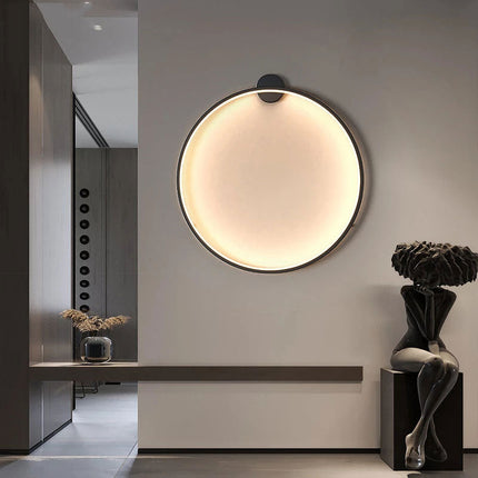 Modern Circle | Wall Light with Soft LED Glow | Stylish Sconce for Ambient Illumination 7