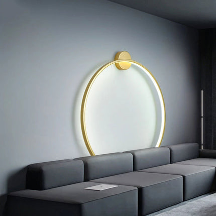 Modern Circle | Wall Light with Soft LED Glow | Stylish Sconce for Ambient Illumination 8