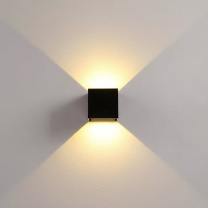 Modern Cube LED Wall Light with Motion Sensor & Rechargeable Battery | Smart Home Lighting Solution 0