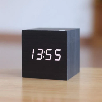 Modern Digital Wall Clock with Glowing Numerals | Stylish Minimalist Design for Home or Office 0