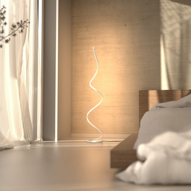Modern Floor Lamp | Dimmable LED Design with Remote Control | Minimalist Style for Perfect Living Room Ambiance 0