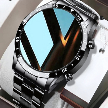Modern Health Tracker | Smartwatch with 4G Connectivity & AMOLED Display | Elegant Stainless Steel Design for Daily Use 0