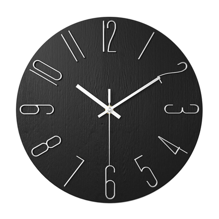 Modern Home Decor | 30 cm Silent Wall Clock with Minimalist Design | Elegant Timepiece for Any Space 0