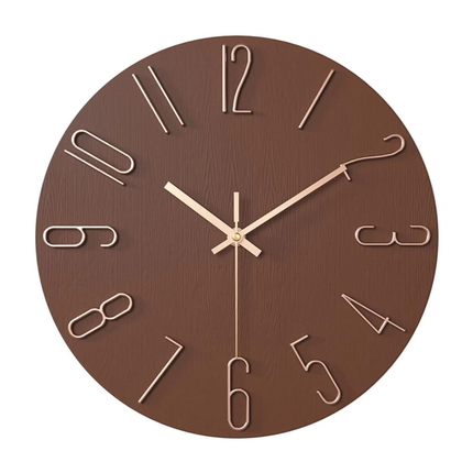 Modern Home Decor | 30 cm Silent Wall Clock with Minimalist Design | Elegant Timepiece for Any Space 5