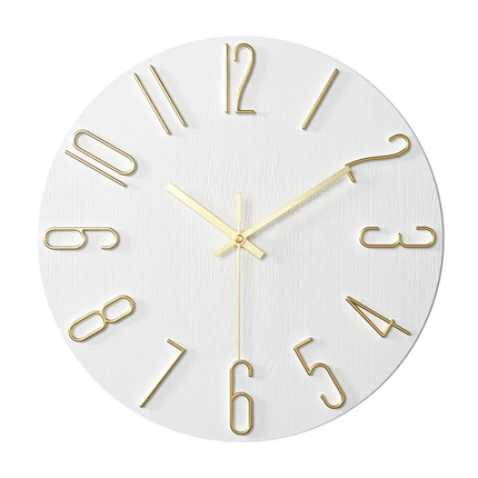 Modern Home Decor | 30 cm Silent Wall Clock with Minimalist Design | Elegant Timepiece for Any Space 6