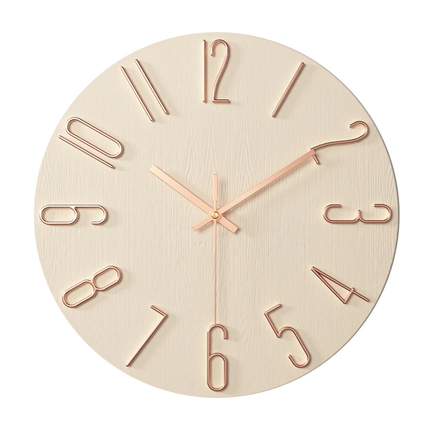 Modern Home Decor | 30 cm Silent Wall Clock with Minimalist Design | Elegant Timepiece for Any Space 7