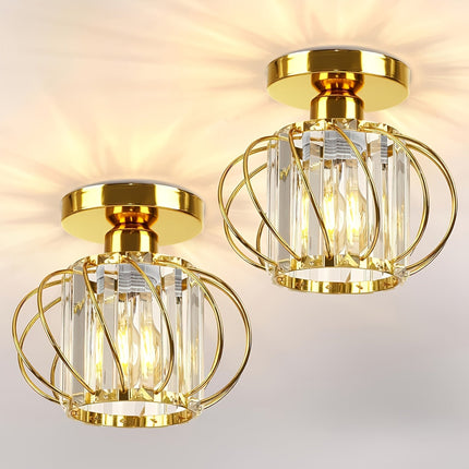 Modern Industrial | Flush Mount Ceiling Light with Glass Shade | Elegant Design for Stylish Illumination 6