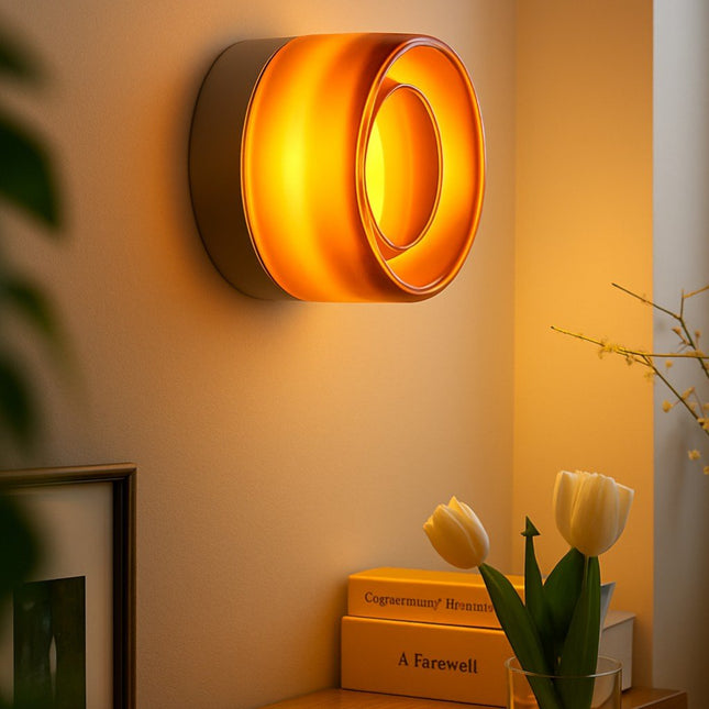 Modern Interior | Wall Sconce Lighting with Unique Acrylic Shade | Warm Ambiance for Cozy Spaces 1