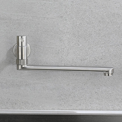 Modern Kitchen Faucet | Stainless Steel Pot Filler with Swivel Spout | Wall Mounted Design for Easy Access 9