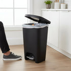 Modern Kitchen Trash Can | 13 Gallon Capacity with Step Pedal & Odor Protection | Sleek Design for Clean Spaces 0