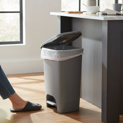 Modern Kitchen Trash Can | 13 Gallon Capacity with Step Pedal & Odor Protection | Sleek Design for Clean Spaces 2