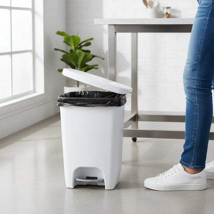 Modern Kitchen Trash Can | 13 Gallon Capacity with Step Pedal & Odor Protection | Sleek Design for Clean Spaces 4