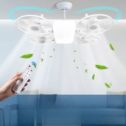 Modern LED Ceiling Fan | Flush Mount Design with Dimmable Light | Space-Saving Solution for Enhanced Comfort 6