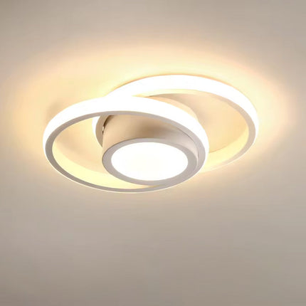 Modern LED Ceiling Light | Sleek Double Ring Design with Energy Efficiency | Versatile Fixture for Contemporary Spaces 14