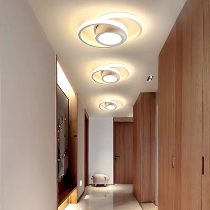 Modern LED Ceiling Light | Sleek Double Ring Design with Energy Efficiency | Versatile Fixture for Contemporary Spaces 16
