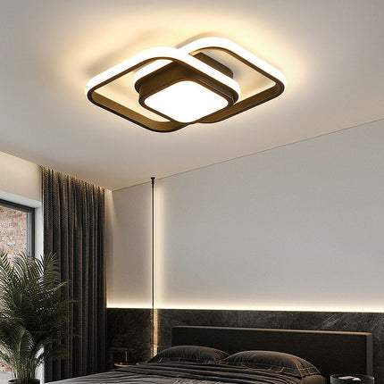 Modern LED Ceiling Light | Sleek Double Ring Design with Energy Efficiency | Versatile Fixture for Contemporary Spaces 17
