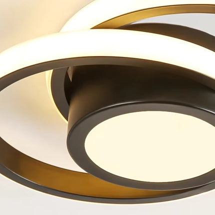 Modern LED Ceiling Light | Sleek Double Ring Design with Energy Efficiency | Versatile Fixture for Contemporary Spaces 6