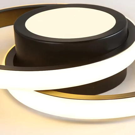Modern LED Ceiling Light | Sleek Double Ring Design with Energy Efficiency | Versatile Fixture for Contemporary Spaces 7