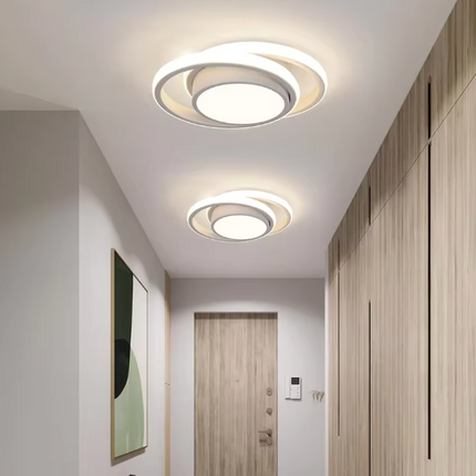 Modern LED Ceiling Light | Sleek Double Ring Design with Energy Efficiency | Versatile Fixture for Contemporary Spaces 8