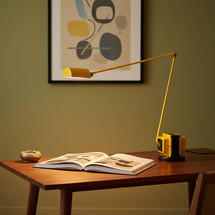 Modern LED Desk Lamp with Adjustable Arm & Dimming Control | Minimalist Design for Focused Illumination 10