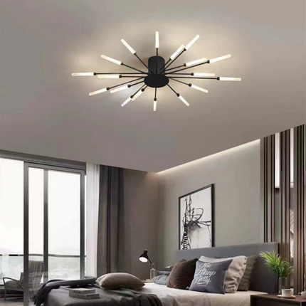 Modern LED Flush Mount Ceiling Light with Energy-Efficient Illumination | Sleek Design for Living Rooms and Bedrooms 10