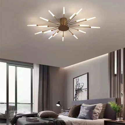 Modern LED Flush Mount Ceiling Light with Energy-Efficient Illumination | Sleek Design for Living Rooms and Bedrooms 11