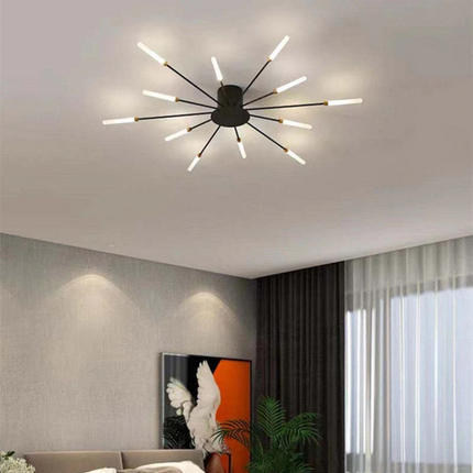 Modern LED Flush Mount Ceiling Light with Energy-Efficient Illumination | Sleek Design for Living Rooms and Bedrooms 9