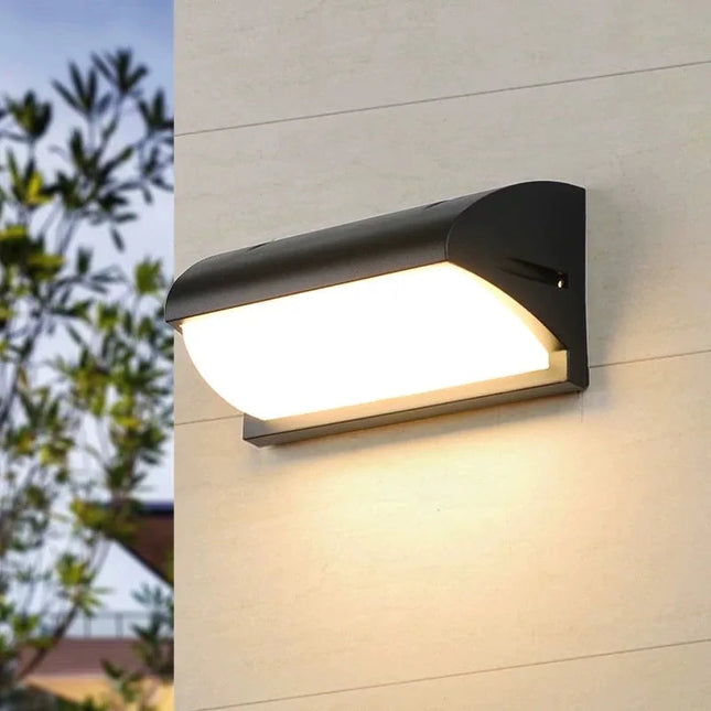 Modern LED Motion Sensor Wall Light with Waterproof Design | Smart Illumination for Outdoor Spaces 0