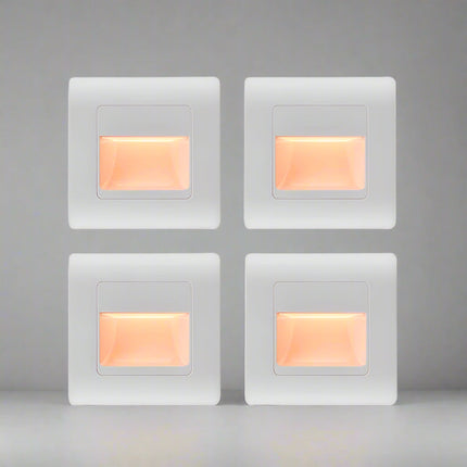 Modern LED Step Lights | Motion-Sensing Recessed Lighting with Four Color Options | Safe Illumination for Indoor and Outdoor Use 5