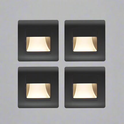 Modern LED Step Lights | Motion-Sensing Recessed Lighting with Four Color Options | Safe Illumination for Indoor and Outdoor Use 6