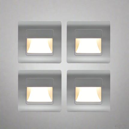 Modern LED Step Lights | Motion-Sensing Recessed Lighting with Four Color Options | Safe Illumination for Indoor and Outdoor Use 7