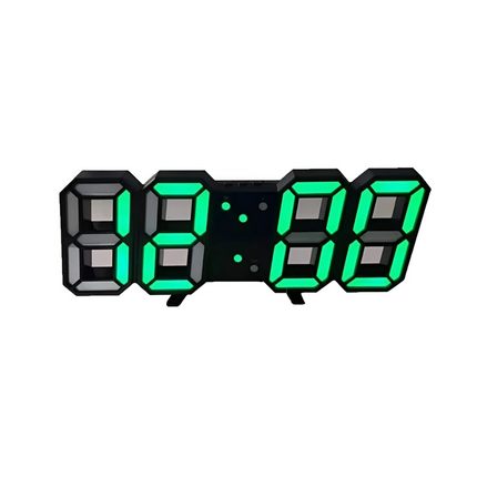Modern LED Wall Clock with Digital Display & 3D Effect | Stylish Wall Clock Decor for Any Room 2
