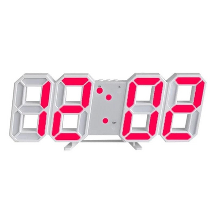 Modern LED Wall Clock with Digital Display & 3D Effect | Stylish Wall Clock Decor for Any Room 3