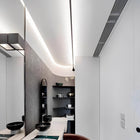 Modern Linear LED Strip Light with Rotatable Base for Adjustable Illumination 0