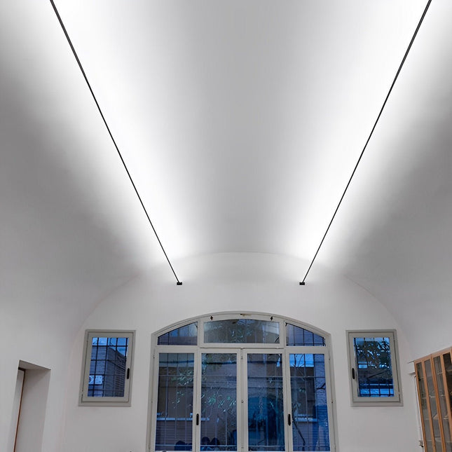 Modern Linear LED Strip Light with Rotatable Base for Adjustable Illumination 1