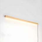 Diameter 47 in x H 2 in / Wood Color / Warm Light & US Plug