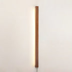 Diameter 47 in x H 2 in / Walnut Color / Warm Light & US Plug