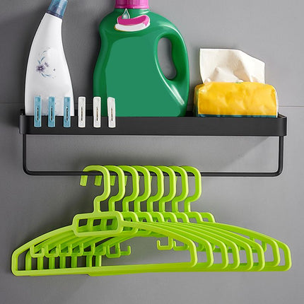Modern Matt Black Bathroom Accessories Set with Multiple Shelf Options | Durable Stainless Steel for Stylish Organization 8