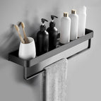 1 piece / Bathroom shelf (with rod 24