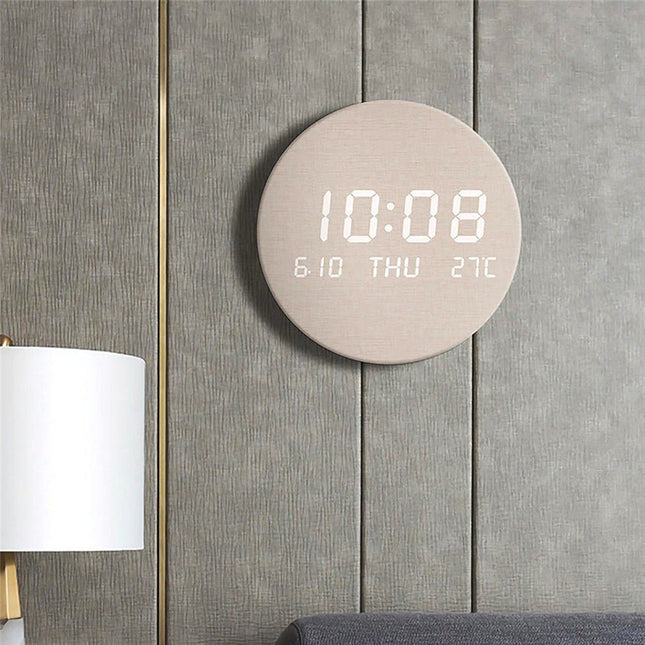 Modern Minimalist Wall Clock with Rechargeable Power | Sleek Design for Effortless Style 1