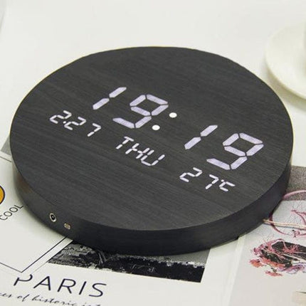 Modern Minimalist Wall Clock with Rechargeable Power | Sleek Design for Effortless Style 3