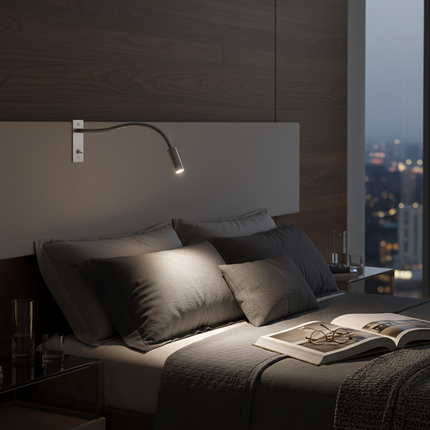 Modern Minimalist Wall Sconce | Adjustable Metal Reading Light for Cozy Illumination 7