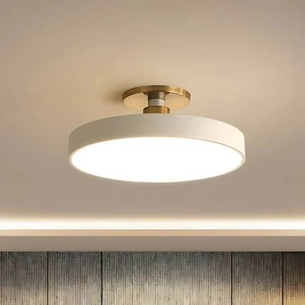 Modern Minimalist | Flush Mount Ceiling Light with Dimmable LED | Scandinavian Design for Cozy Atmosphere 1